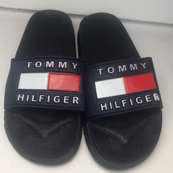 mens slides tommy hilfiger